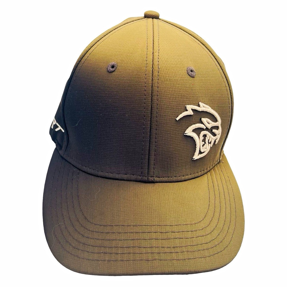 Dodge SRT Hellcat Hat Brown Black Ombre Adjustable Baseball Cap Performance